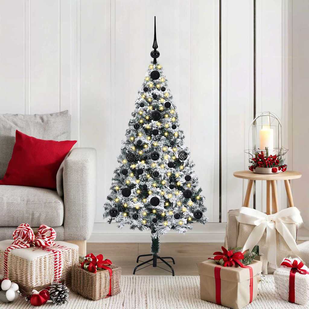 Sapin de Noël artificiel Vert 120 cm PVC, Acier et Plastique