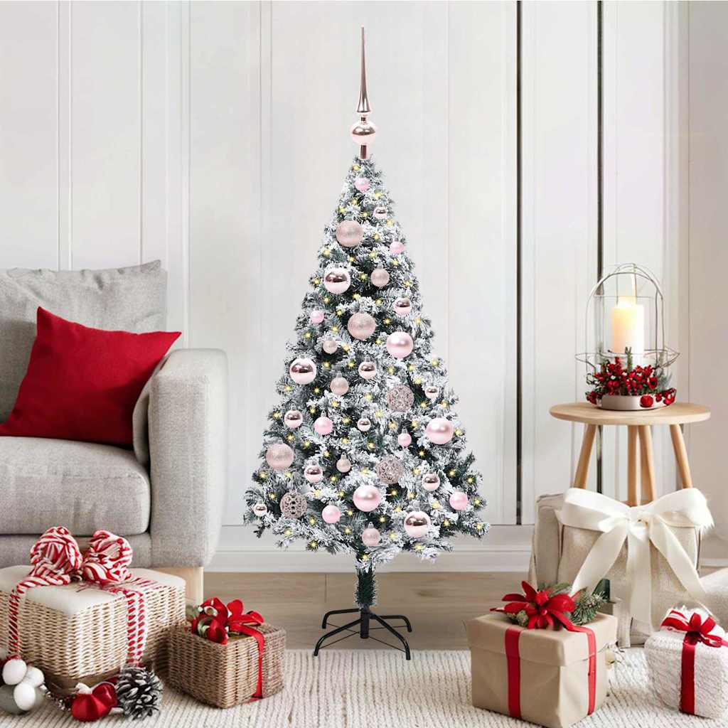 Sapin de Noël artificiel Vert 120 cm PVC, Acier et Plastique
