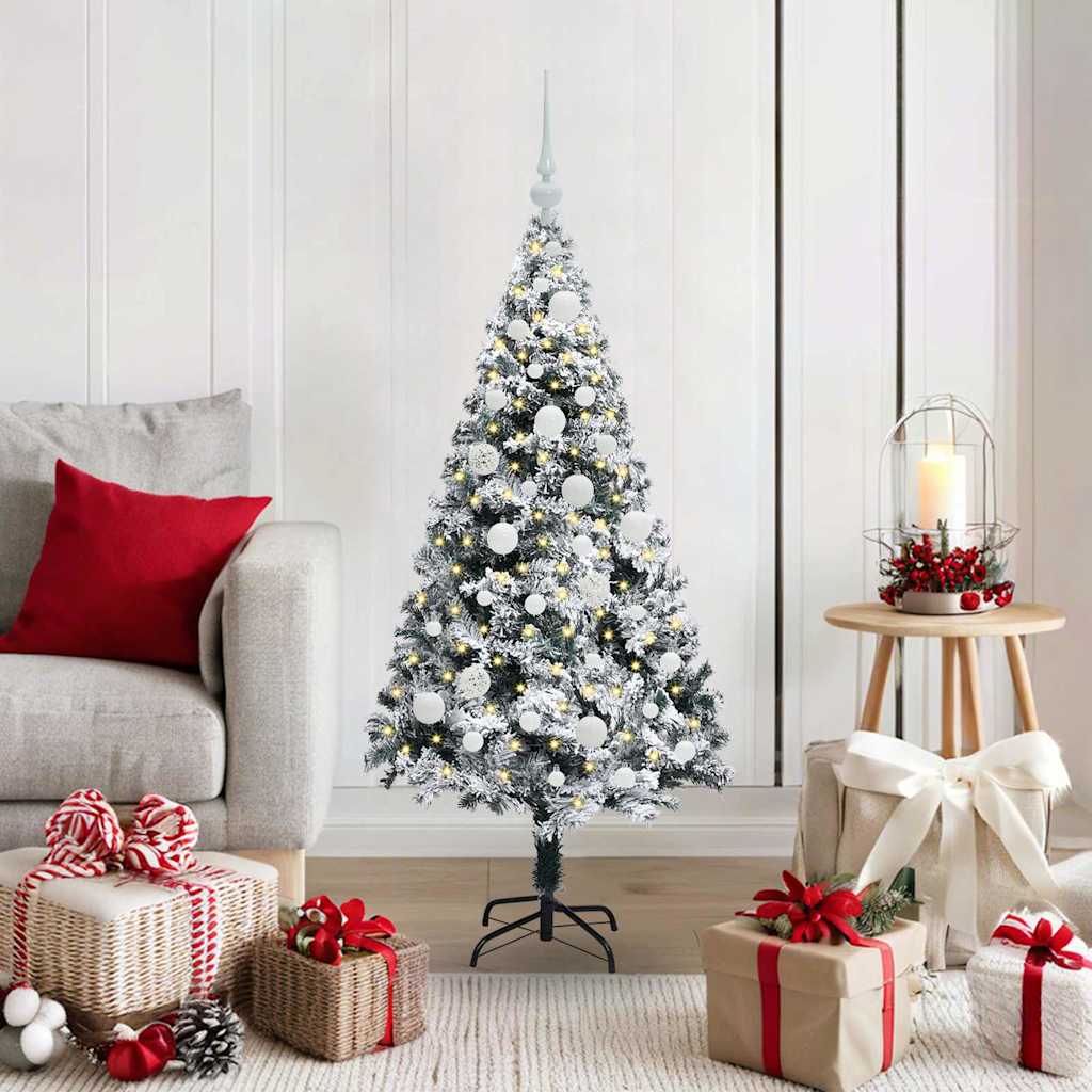 Sapin de Noël artificiel Vert 120 cm PVC, Acier et Plastique