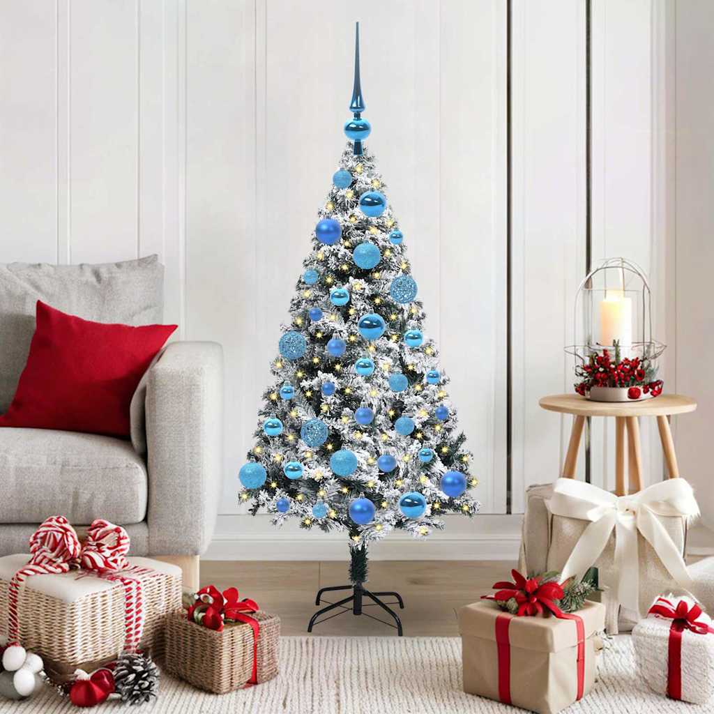 Sapin de Noël artificiel Vert 120 cm PVC, Acier et Plastique