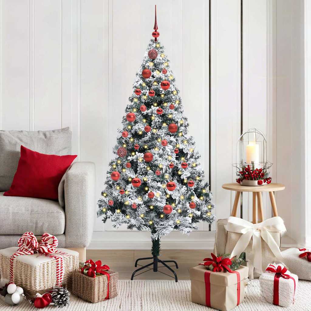 Sapin de Noël artificiel Vert 150 cm PVC, Acier et Plastique