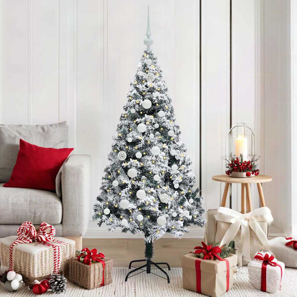 Sapin de Noël artificiel Vert 150 cm PVC, Acier et Plastique