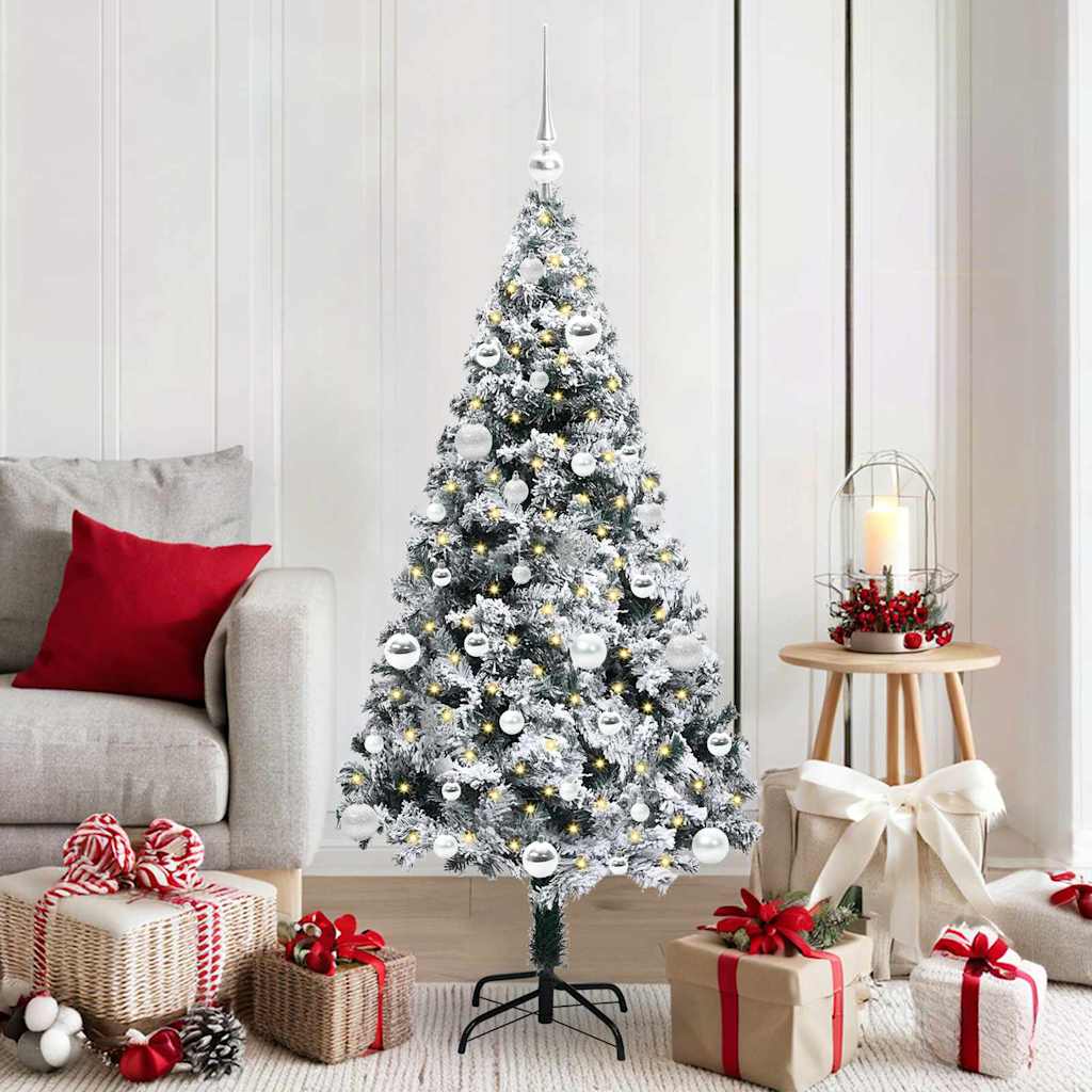 Sapin de Noël artificiel Vert 150 cm PVC, Acier et Plastique