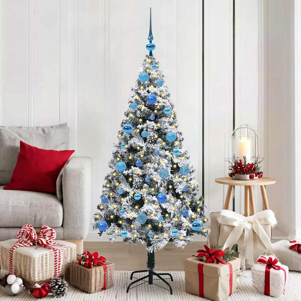 Sapin de Noël artificiel Vert 150 cm PVC, Acier et Plastique
