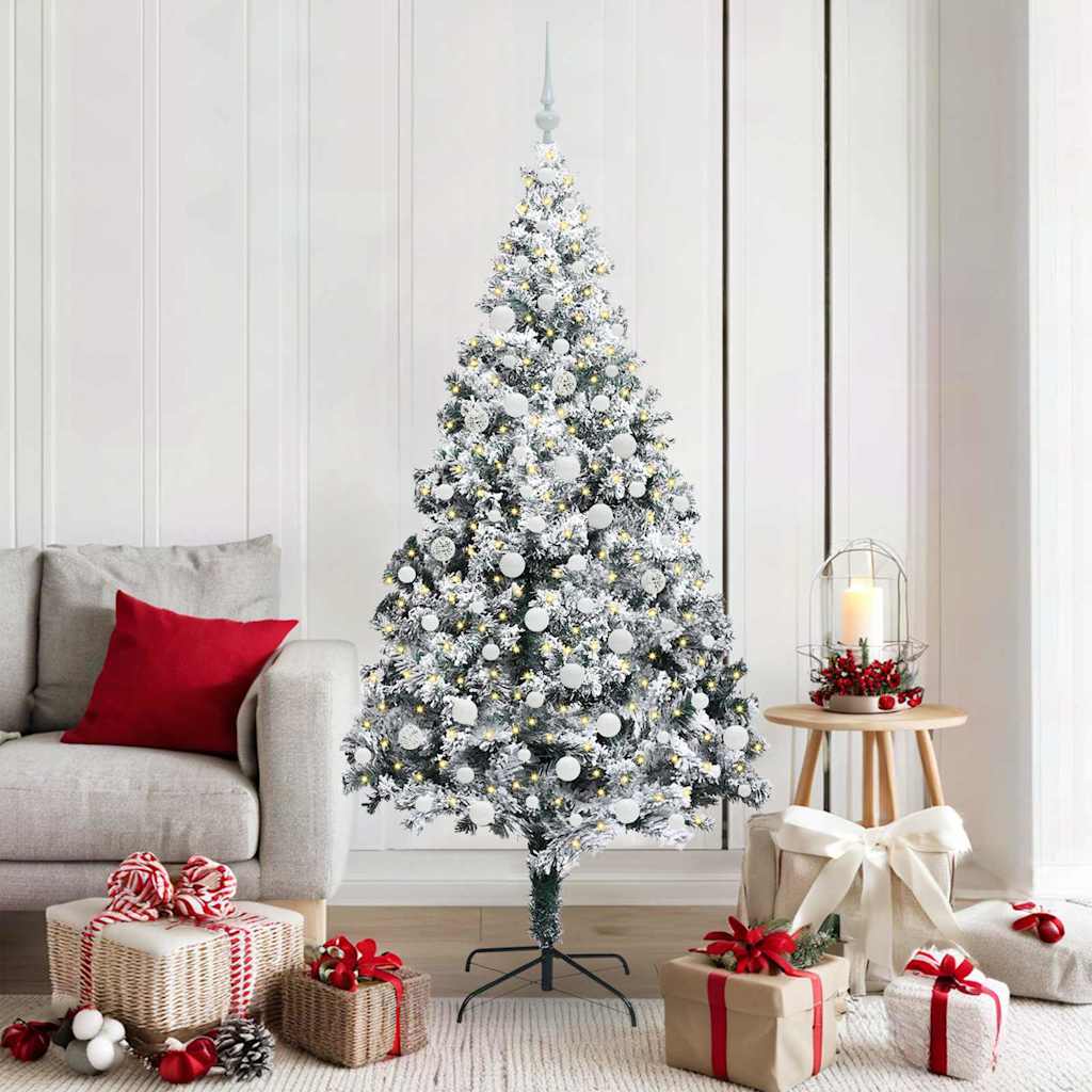 Sapin de Noël artificiel Vert 180 cm PVC, Acier et Plastique
