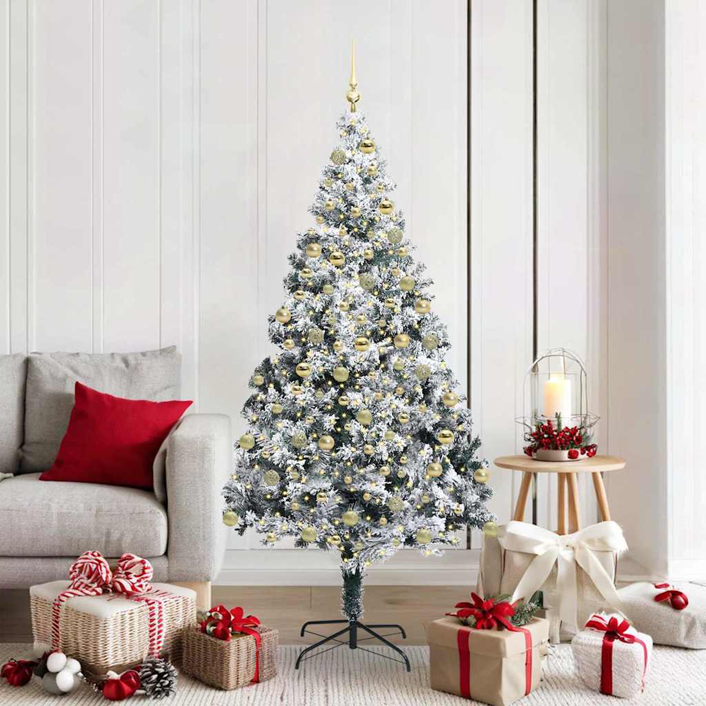 Sapin de Noël artificiel Vert 180 cm PVC, Acier et Plastique