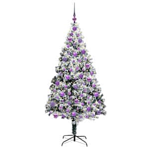 Umělý vánoční stromeček Bílá 180 cm PVC, ocel a plast - obrázek 3