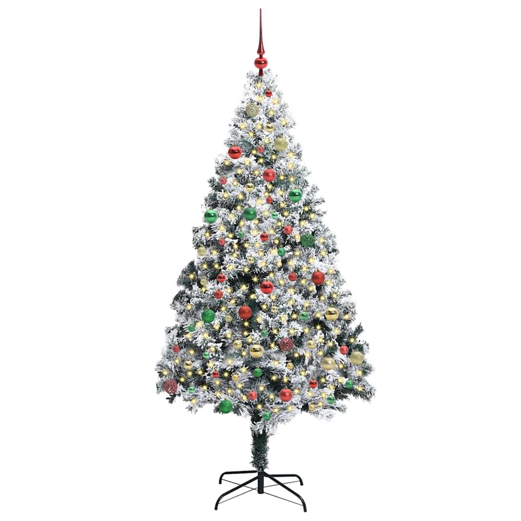 Thumbnail - vidaXL Künstlicher Weihnachtsbaum mit 300 LEDs mit Ständer Grün 180 cm