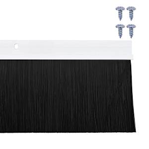 Šroubovací těsnění dveřního kartáče 2 pcs Bílá 100 cm - obrázek 6