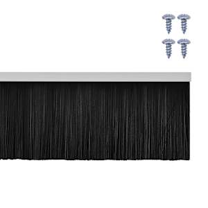 Šroubovací těsnění dveřního kartáče 2 pcs Bílá 100 cm - obrázek 8