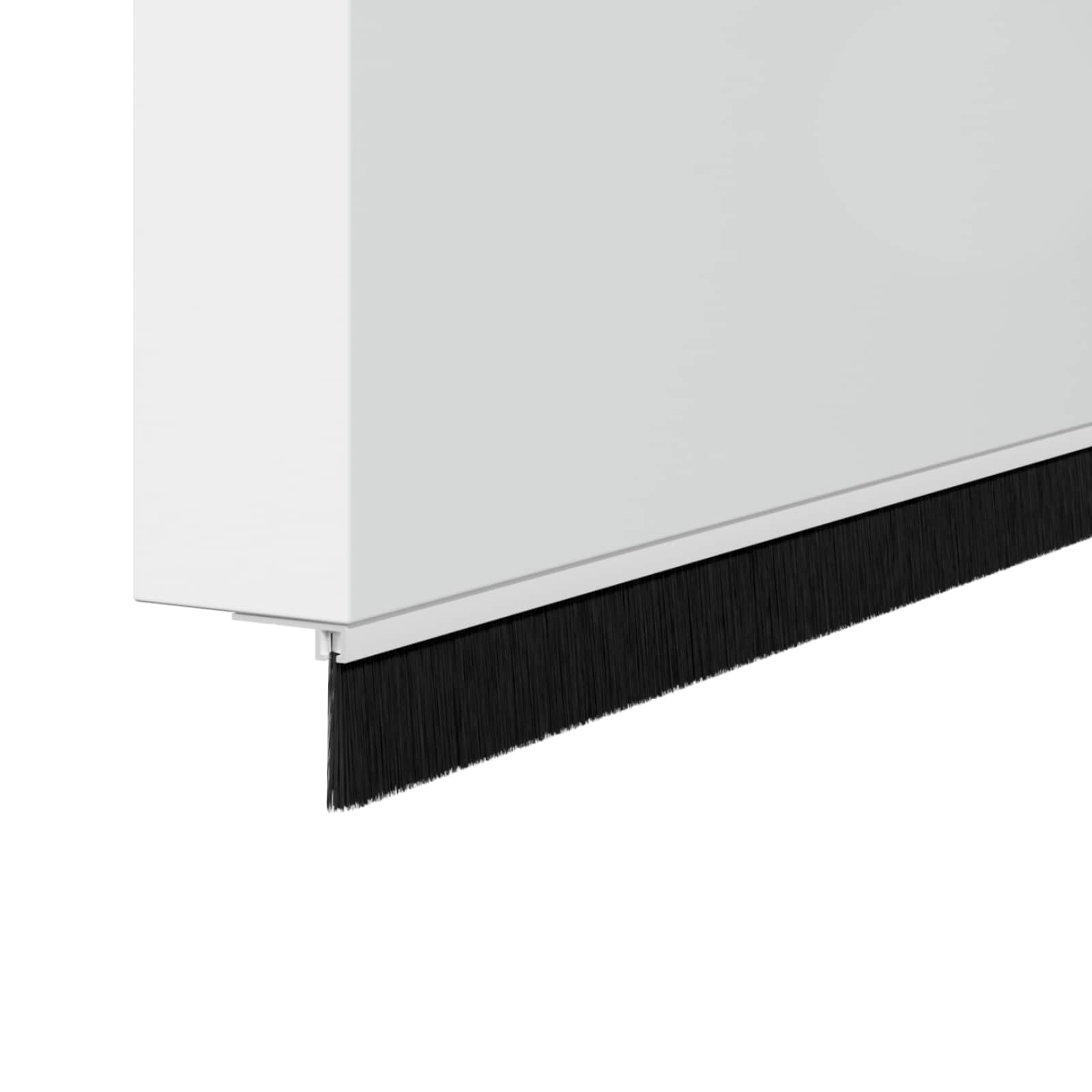 Skrbniki za vrata z vijaki 6 pcs Bela 100 cm - slika 4