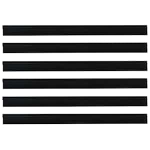 Samolepicí štěrbiny na dveře 6 pcs Černá 100 cm - obrázek 5