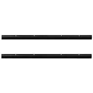 Šroubovací těsnění dveřního kartáče 2 pcs Černá 100 cm - obrázek 5