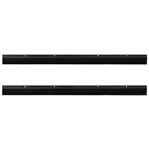 Šroubovací těsnění dveřního kartáče 2 pcs Černá 100 cm - obrázek 5