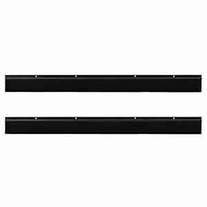 Šroubovací těsnění dveřního kartáče 2 pcs Černá 100 cm - obrázek 5