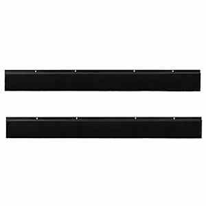 Šroubovací těsnění dveřního kartáče 2 pcs Černá 100 cm - obrázek 5