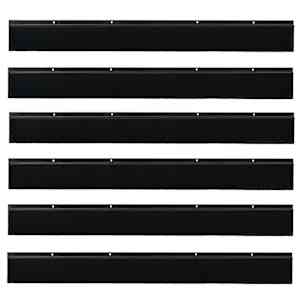 Šroubovací těsnění dveřního kartáče 6 pcs Černá 100 cm - obrázek 5