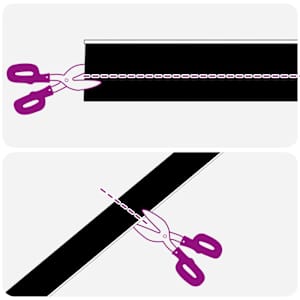 Šroubovací těsnění dveřního kartáče 12 pcs Černá 100 cm - obrázek 10