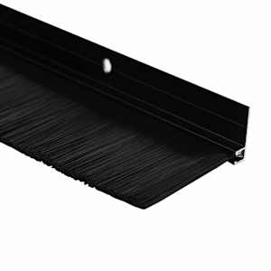 Šroubovací těsnění dveřního kartáče 2 pcs Černá 100 cm - obrázek 10