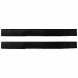 Šroubovací těsnění dveřního kartáče 2 pcs Černá 100 cm - obrázek 6