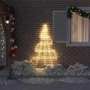 LED vánoční stromeček se zemními hroty Teplá bílá 182 cm kov - obrázek 3