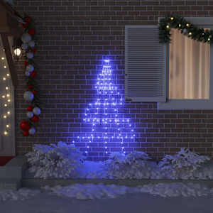 LED vánoční stromeček se zemními hroty Modrá 182 cm kov - obrázek 3