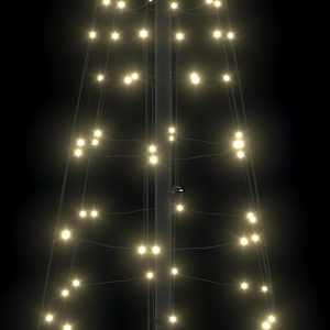 LED vánoční stromeček se zemními hroty Teplá bílá 250 cm Železo - obrázek 7