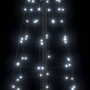 LED vánoční stromeček se zemními hroty Studená bílá 250 cm - obrázek 7