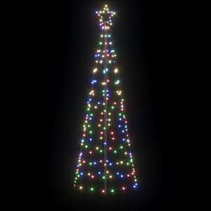 LED vánoční stromeček se zemními hroty Vícebarevný 250 cm - obrázek 4