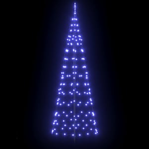 LED vánoční stromeček se zemními hroty Modrá 250 cm Železo - obrázek 3