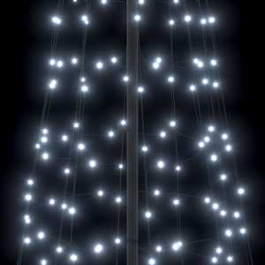 LED vánoční stromeček se zemními hroty Studená bílá 400 cm - obrázek 7