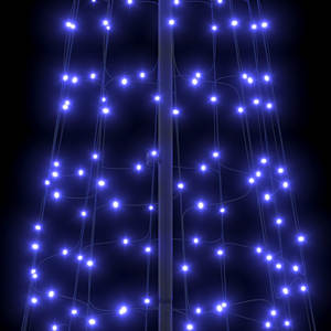 LED vánoční stromeček se zemními hroty Modrá 400 cm Železo - obrázek 7