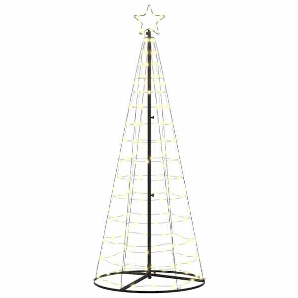 vidaXL LED j&otilde;ulupuu Soe valge 250 cm Raud