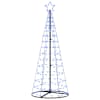 vidaXL LED j&otilde;ulupuu EKENAS 250 cm 390 LED-i Sinine Teras Sinine