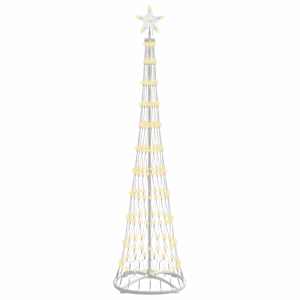 LED vánoční strom s stojanem Teplá bílá 51 x 51 x 190 cm kov - obrázek 2