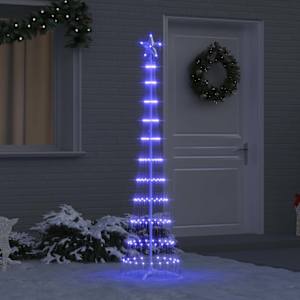 LED vánoční strom s 230 LED diodami Modrá 51 x 51 x 190 cm kov - obrázek 1