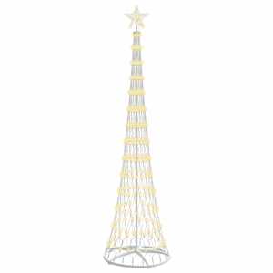 LED vánoční strom s stojanem Teplá bílá 70 x 70 x 250 cm kov - obrázek 2