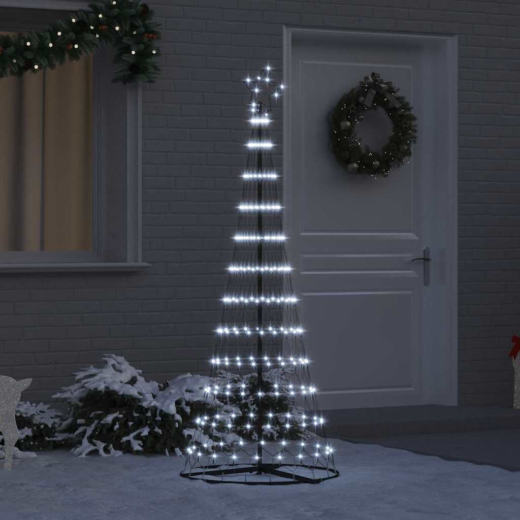 Arbre de Noël LED Blanc froid 71 x 71 x 184,5 cm Métal