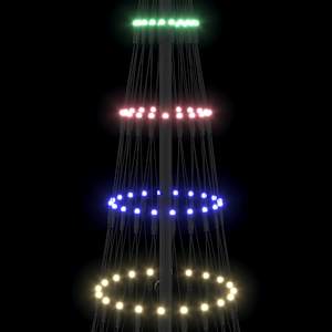 LED vánoční strom s 230 LED diodami Vícebarevný 184,5 cm kov - obrázek 7