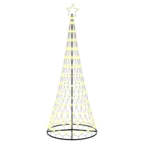 vidaXL LED j&otilde;ulupuu Soe valge 250 cm Metall