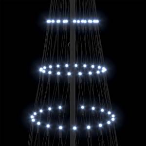LED vánoční strom s 295 LED diodami Studená bílá 250 cm kov - obrázek 7