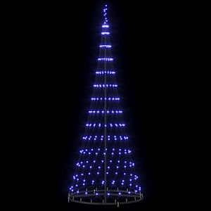LED vánoční strom s 295 LED diodami s stojanem Modrá 250 cm kov - obrázek 5