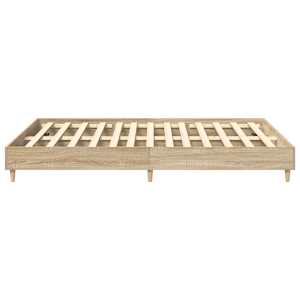 Rám postele 2 pcs Sonoma 152 x 203 cm kompozitní dřevo - obrázek 6