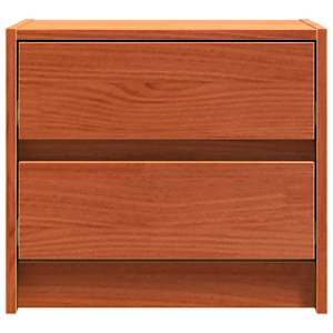 Noční stolky 2 pcs Voskově hnědá 40 x 30.5 x 35.5 cm - obrázek 6