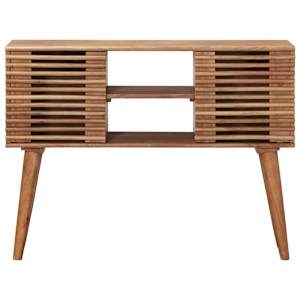 Ručně vyráběný konferenční stolík Přírodní 100 x 30 x 75 cm - obrázek 5