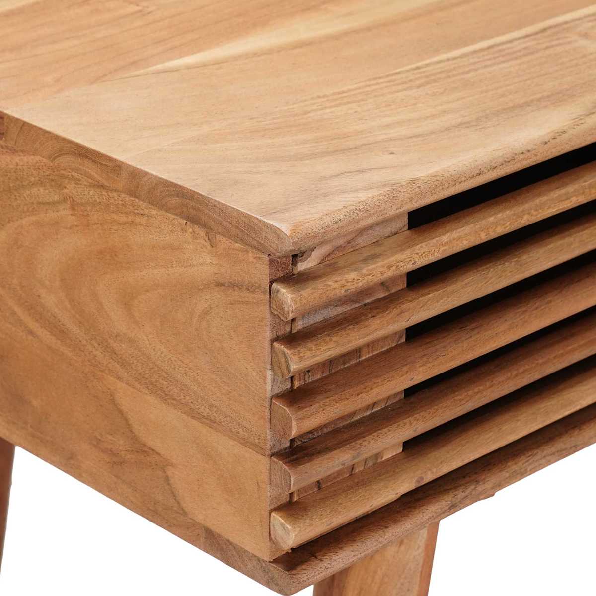 Håndlavet skrivebord Teakbrun 100 x 48 x 76 cm - Billede 8