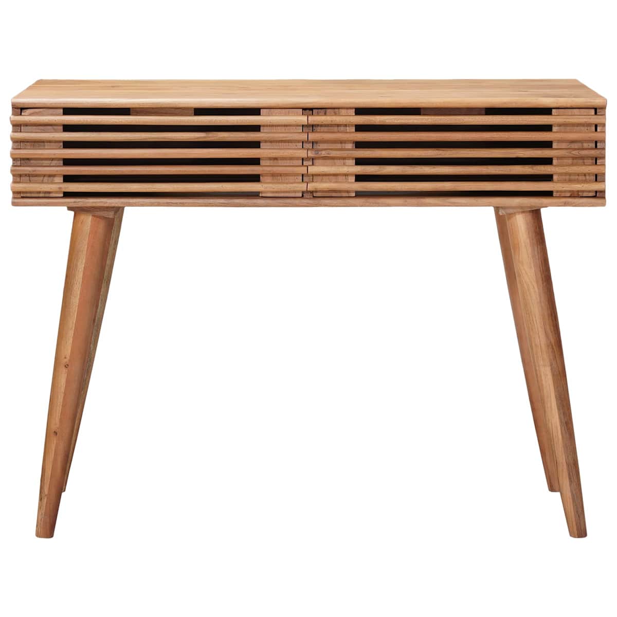 Håndlavet skrivebord Teakbrun 100 x 48 x 76 cm - Billede 5