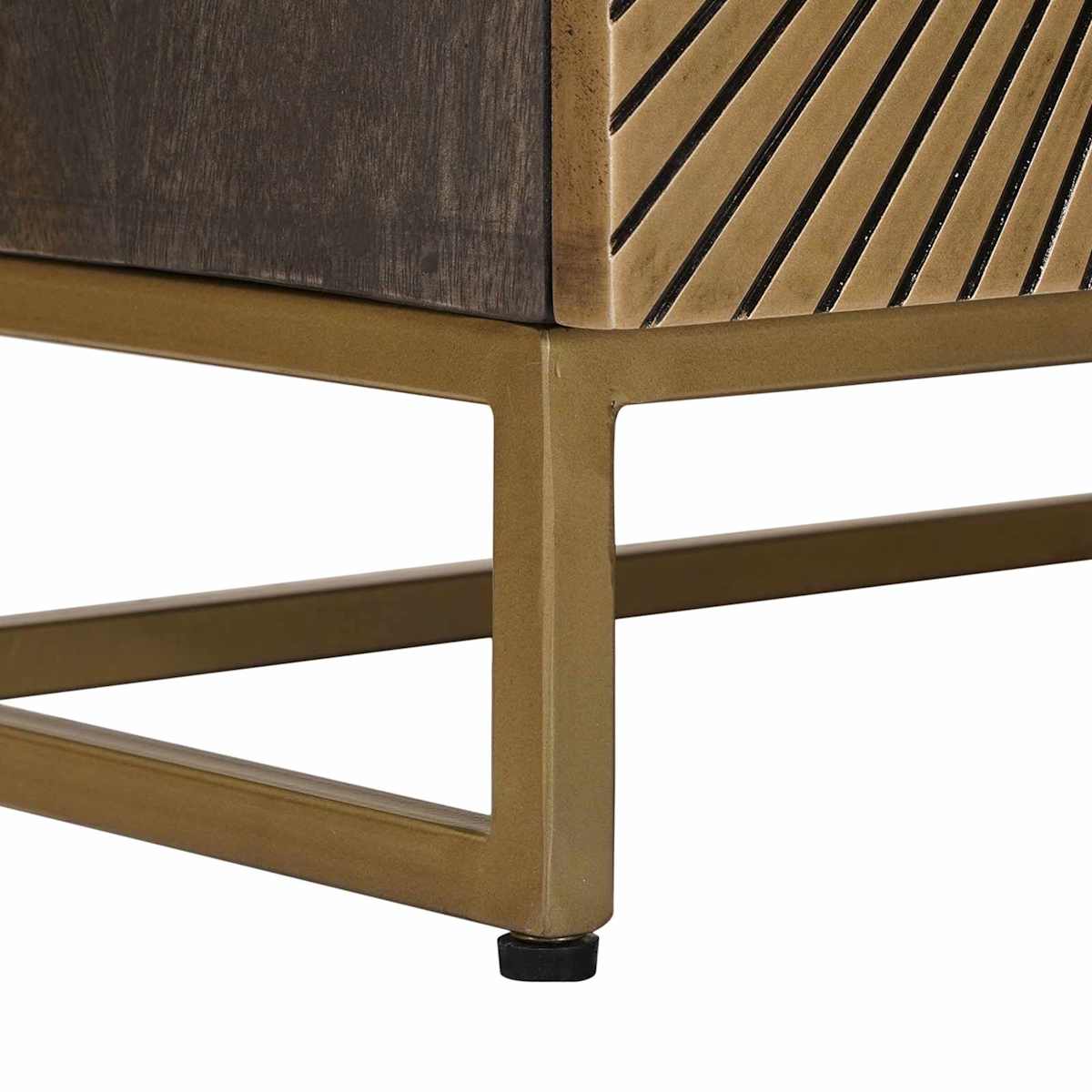 Håndlavet natbord Kaffe Brun 40 x 30 x 50 cm Massivt mangotræ - Billede 8