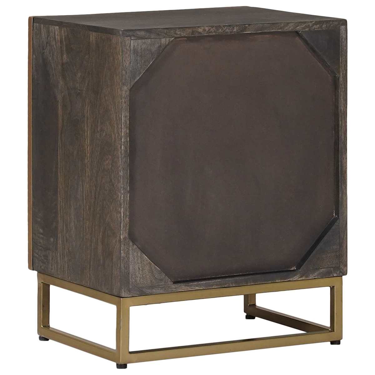 Håndlavet natbord Kaffe Brun 40 x 30 x 50 cm Massivt mangotræ - Billede 5