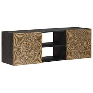 TV omarica s polico s shranjevanjem Medenina 105 x 30 x 35 cm